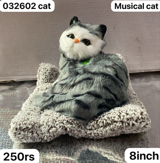 032602 musical cat (8inch)