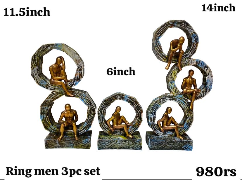Ring men 3pc set (14inch)
