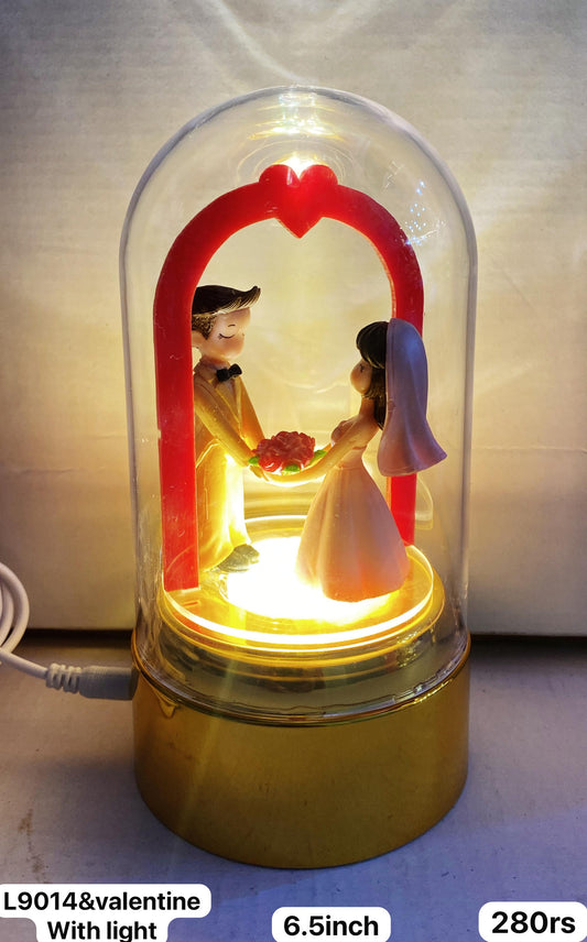 L9040 velentine Revolving with light (6.5inch)