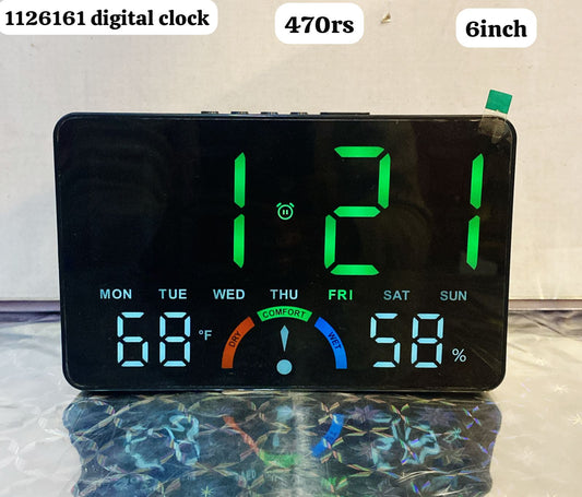1126161 digital clock (6inch)