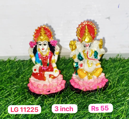 11225 Laxmi Ganesh ( 3inch ) minimum 12pc