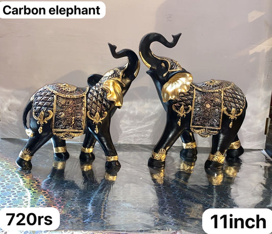 Carbon elephant (11inch)