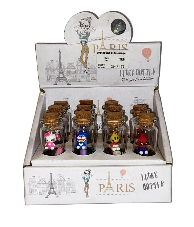 Om4289 Message bottle 12pc box ( 3inch )