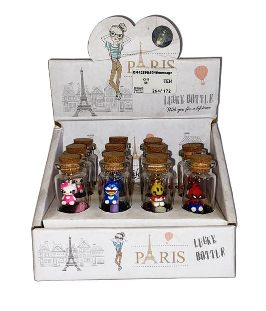 Om4289 Message bottle 12pc box ( 3inch )