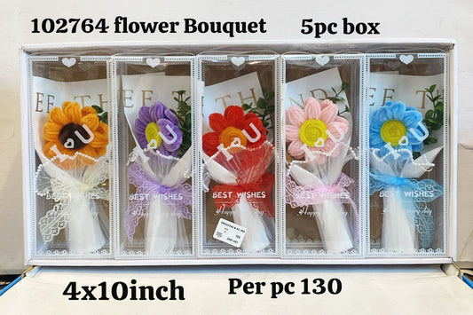 102764 flower bouquet 5pc box(4x10inch)