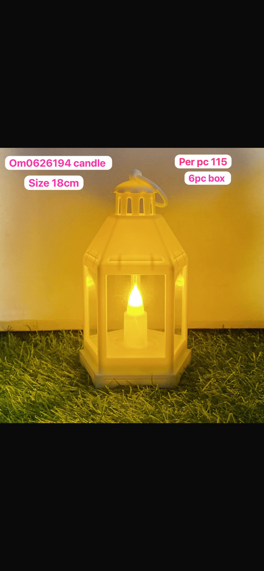 Om0626194 candle 18cm ( 6pc box )