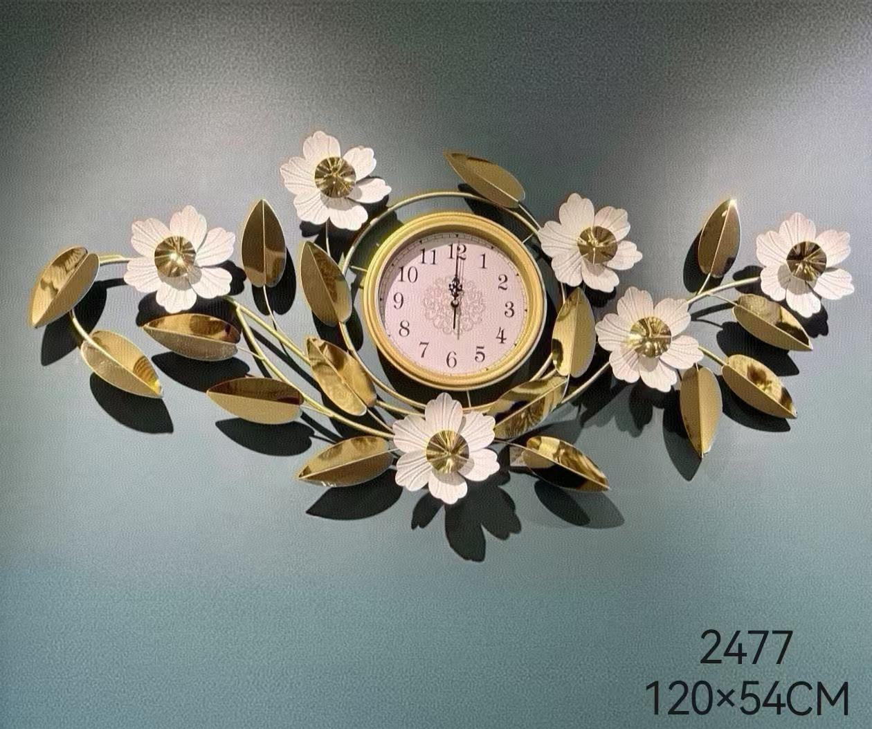 2477 Metal clock ( 120x54cm )