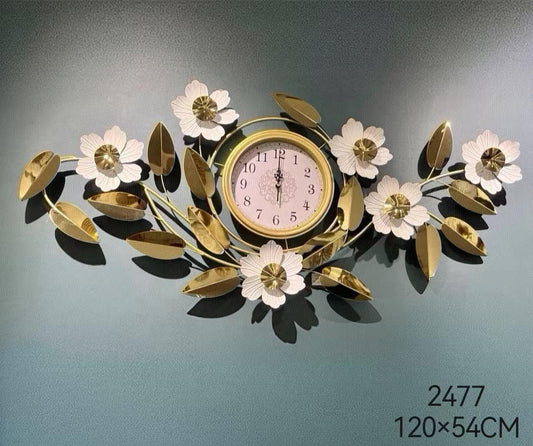 2477 Metal clock ( 120x54cm )