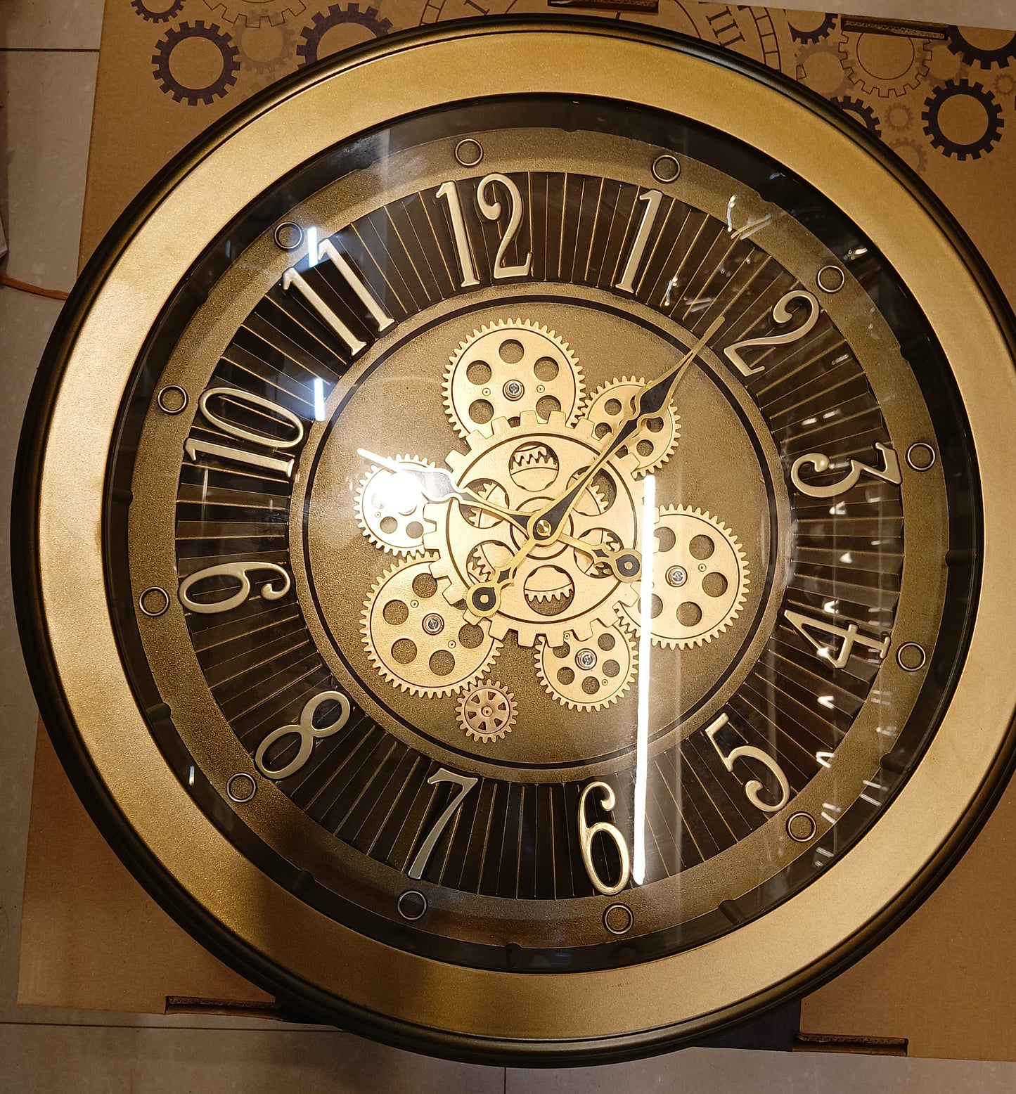 3321 clock ( 20inch ) mix colour