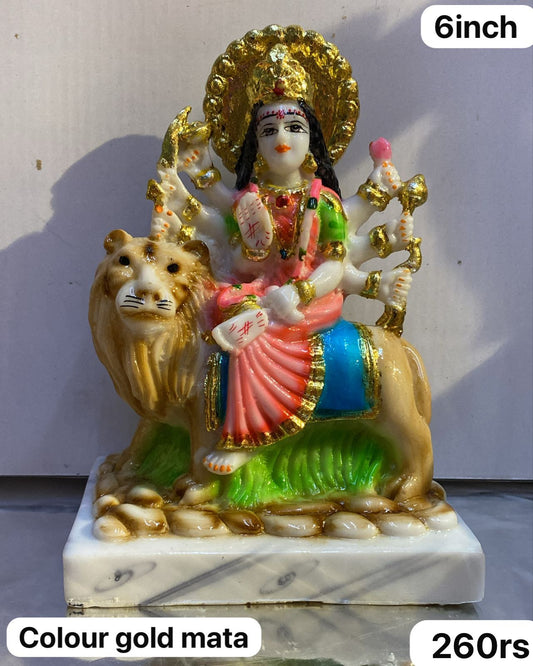 6inch colour gold mata