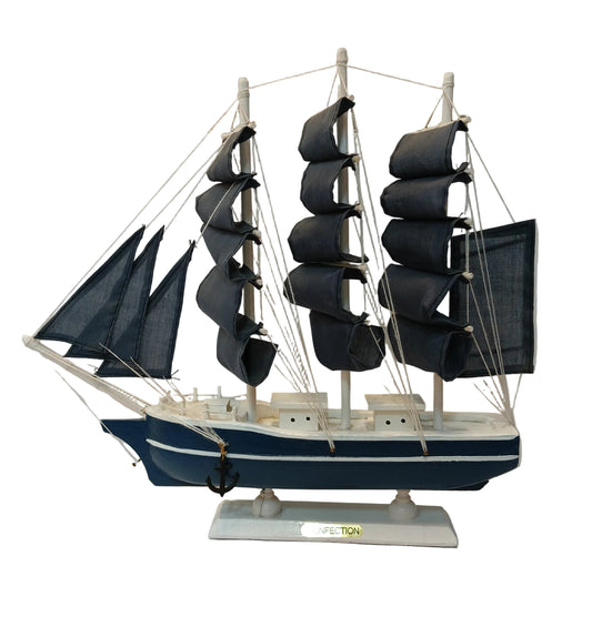 1000389 Wooden ship (12x13inch)