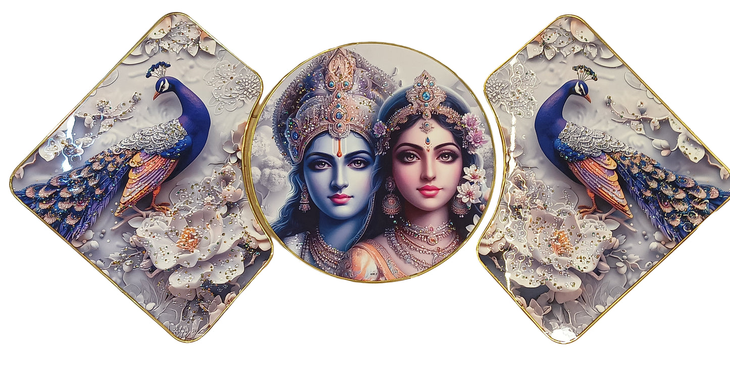 16x16 3pc set crystal Scenery Mix Design