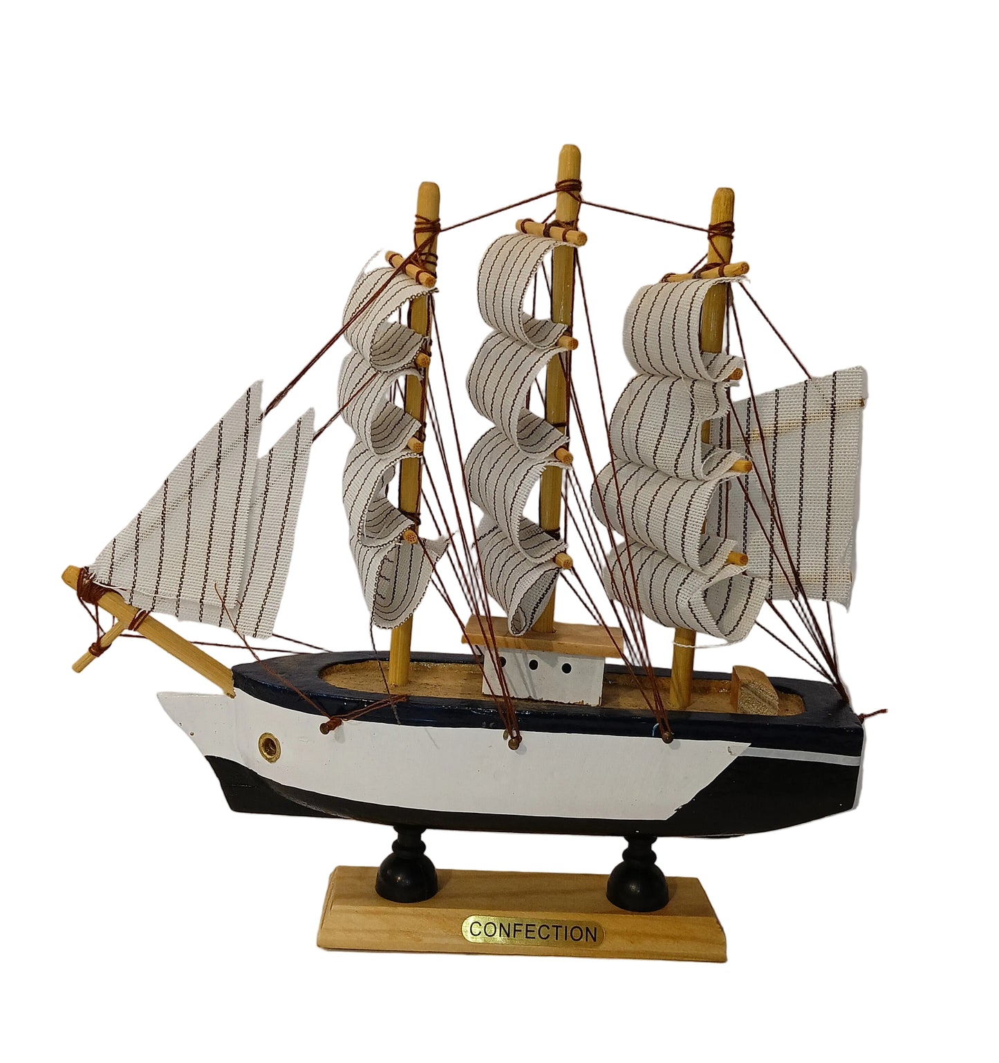 100384 wooden ship 20cm
