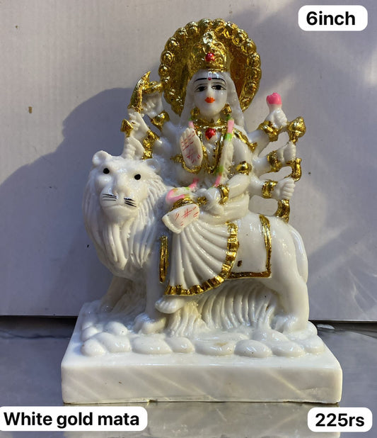 6inch white gold mata