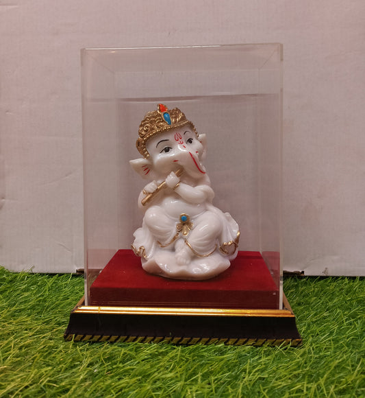 8inch cabinate Musical Ganesh