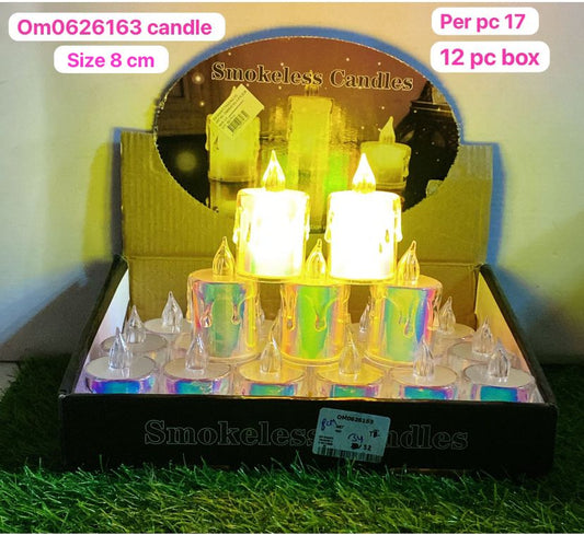 0626163 candle 8cm ( 12pc box )
