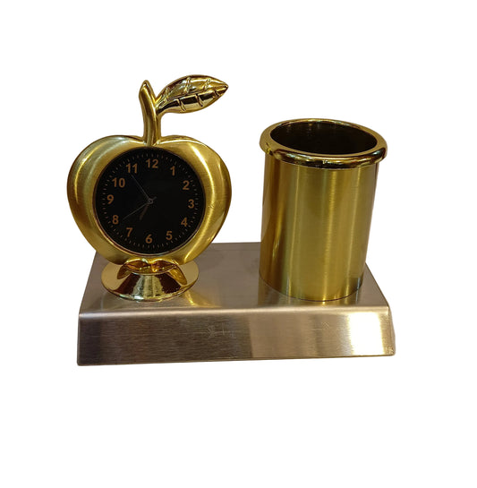 Pen stand with clock Model no (4x4.5inch)