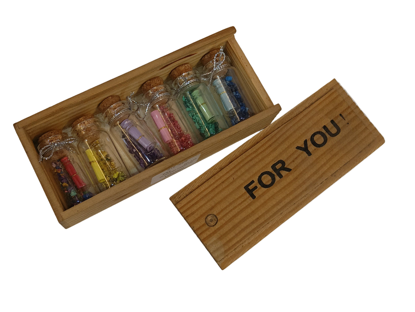 Om1001 Message bottle 6pc box ( 2inch )
