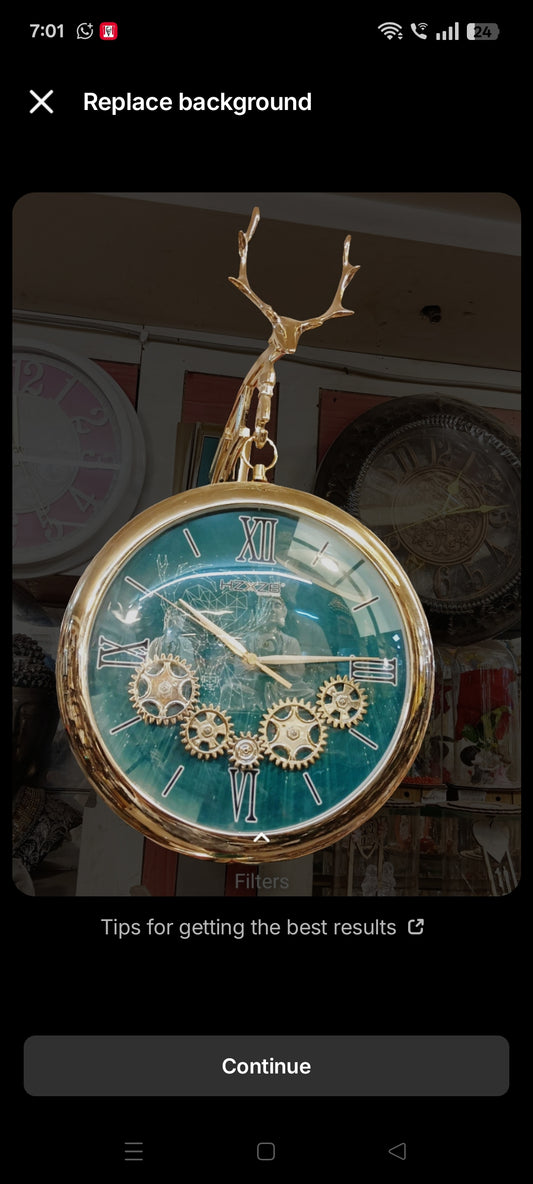 7852 Railway clock ( 21inch)