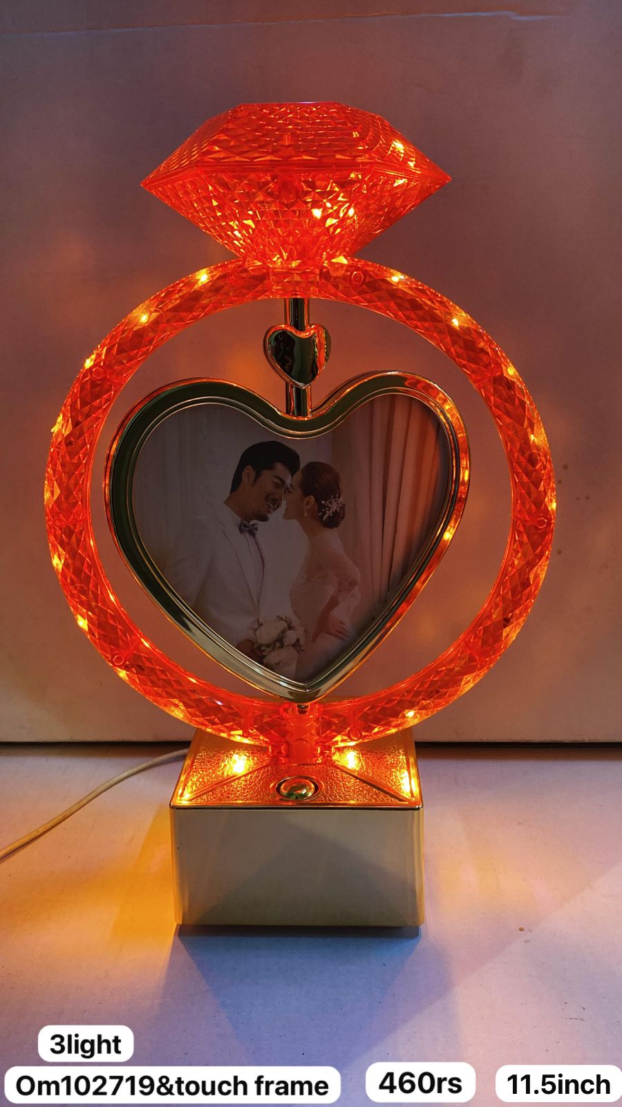 102719 Led touch photo frame 3light ( 11.5inch )