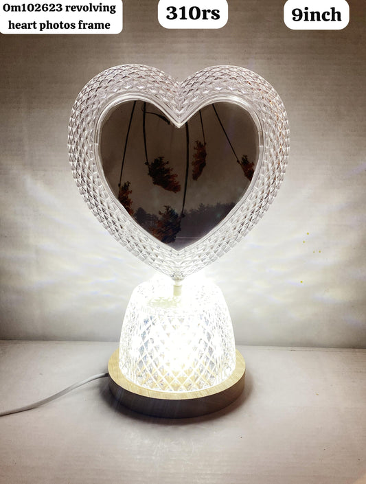 102623 Revolving Led photo frame (9inch)