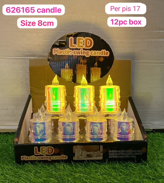 626165 candle 8cm ( 12pc box )