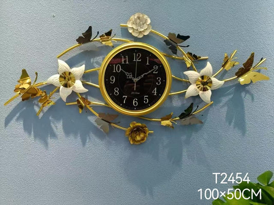 T2454 metal clock ( 100x50cm )