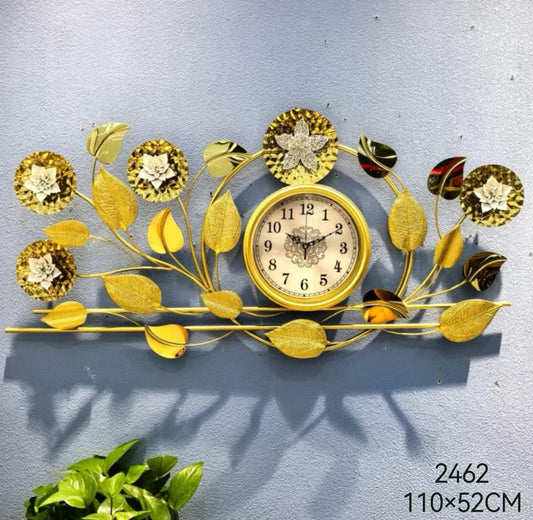 2442 Metal clock ( 110x52cm )