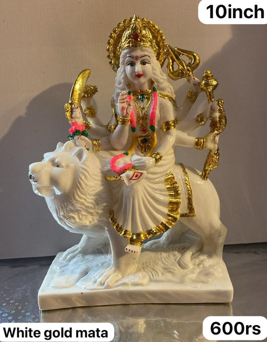 10inch white gold mata