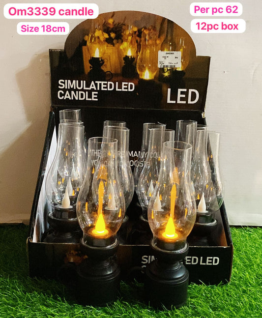 0M3339 candle 8cm ( 12pc box )