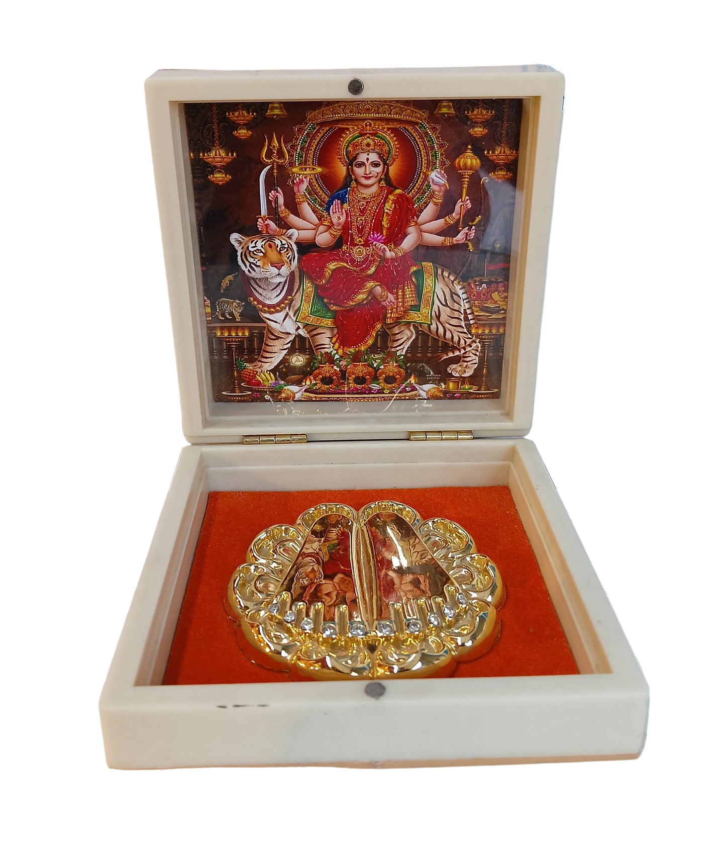 Charan paduka jai Mata di (4.5x4.5inch)