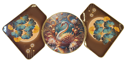 16x16 3pc set crystal Scenery Mix Design