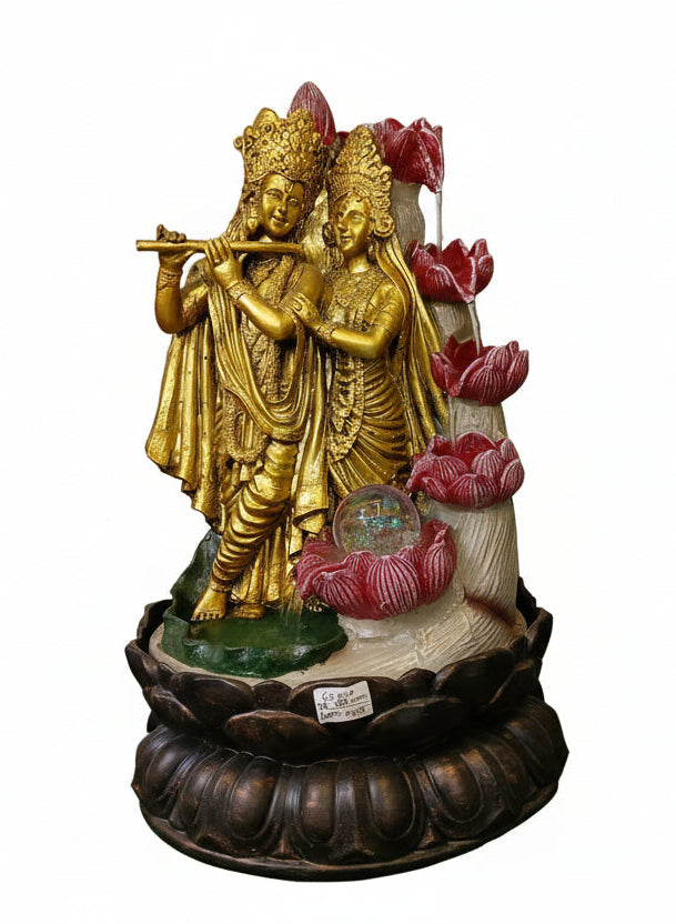 62640 Big Fountain Radha Krishna (21inch)